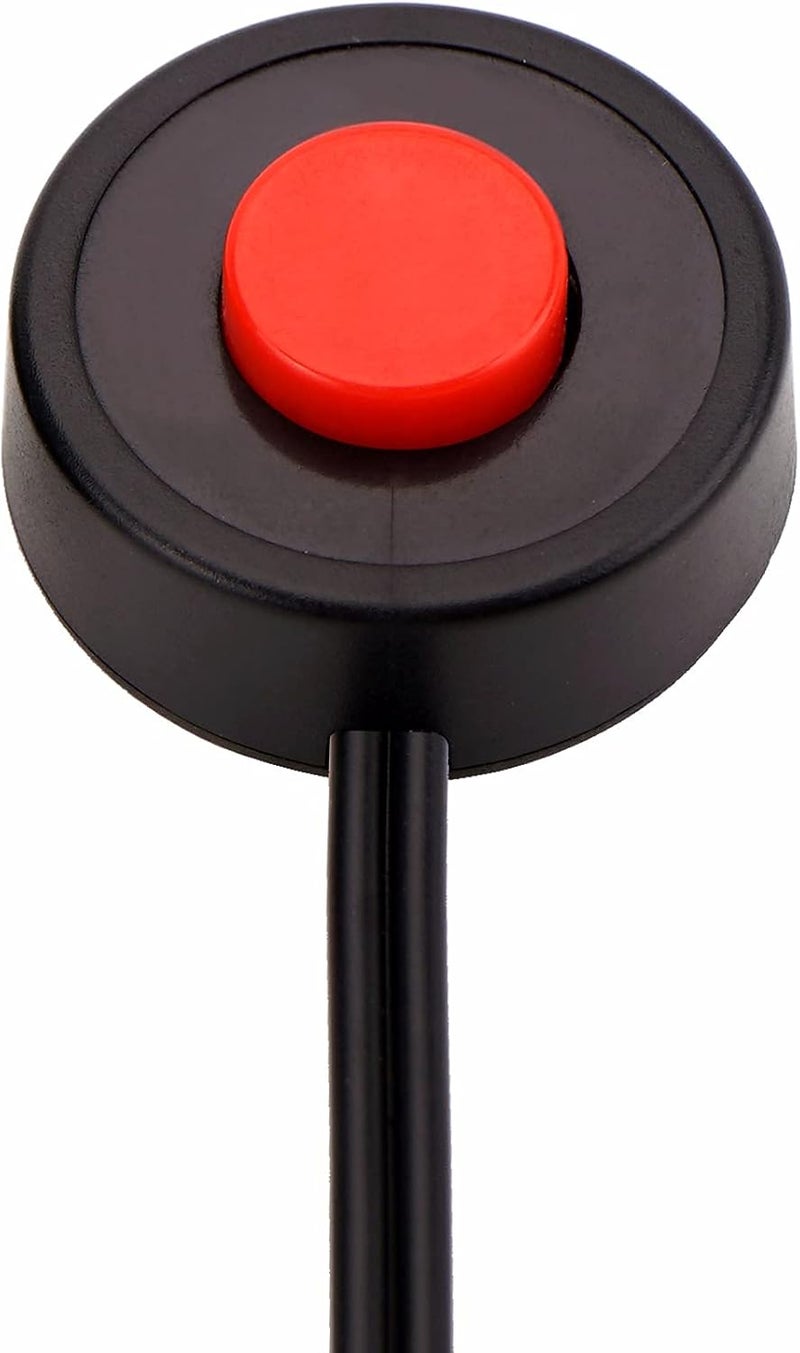AOLIHAN Mini Speaker Horn Momentary Push Button Switch with Quick Connector and Pre-Wiring Wires, 12V/24V On Off High Round Cap Air Horn Switch Button for Train Truck Car Motor Boat (red Button) - Image 5